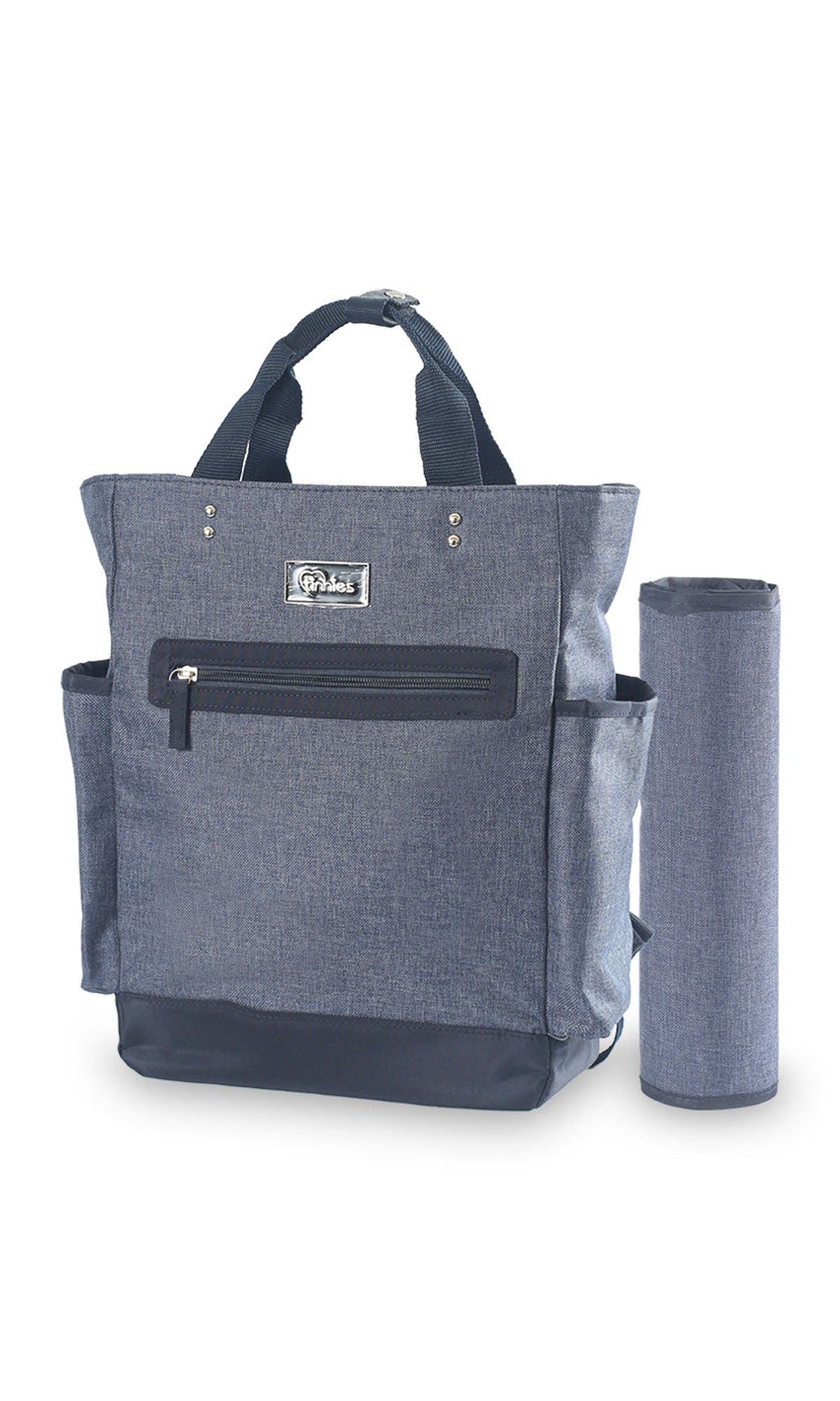 Beaded Blue Nouveau Multi-Function Diaper Backpack/Diaper Bag main image 1