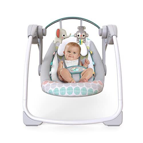 Bright Starts 11803 Whimsical Wild Portable Baby Swing