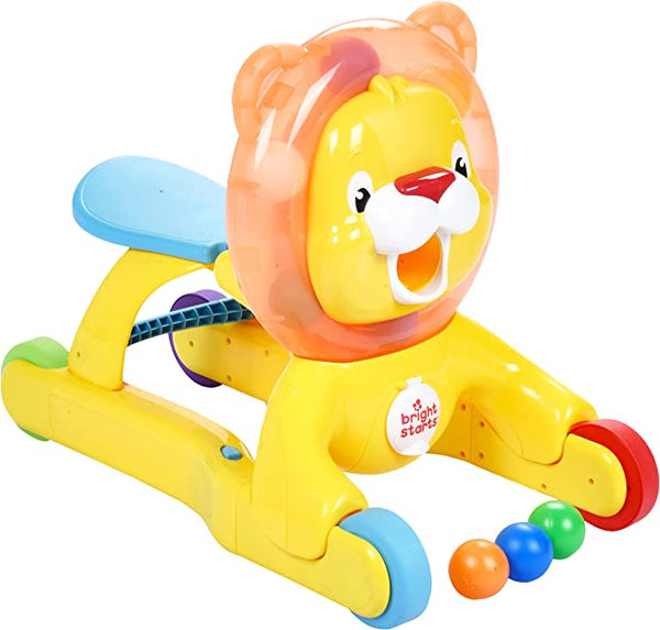 Bright Starts 52093 Having A Ball 3 in 1 Step and Ride Lion - Yellow