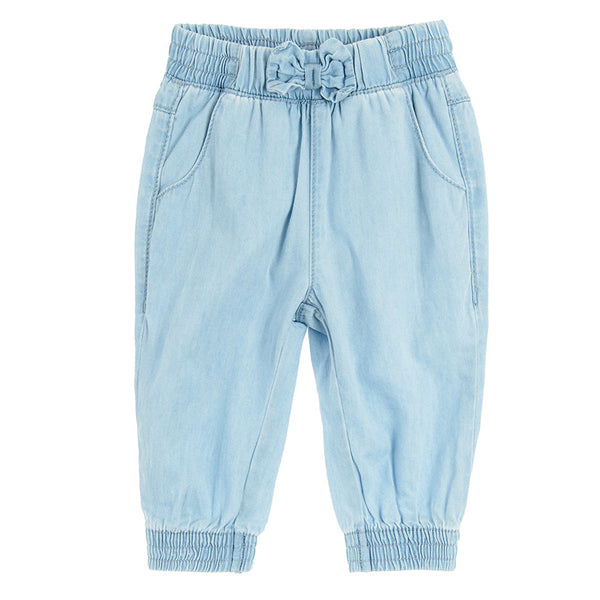 Girl's Material Pants Blue CC CCG2501711