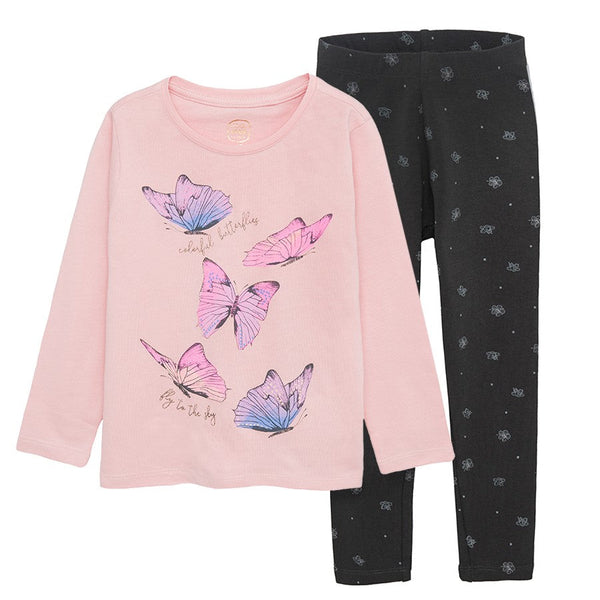 Girl's Set Blouse With Long Sleeves Leggings Mix CC CCG2511153 00