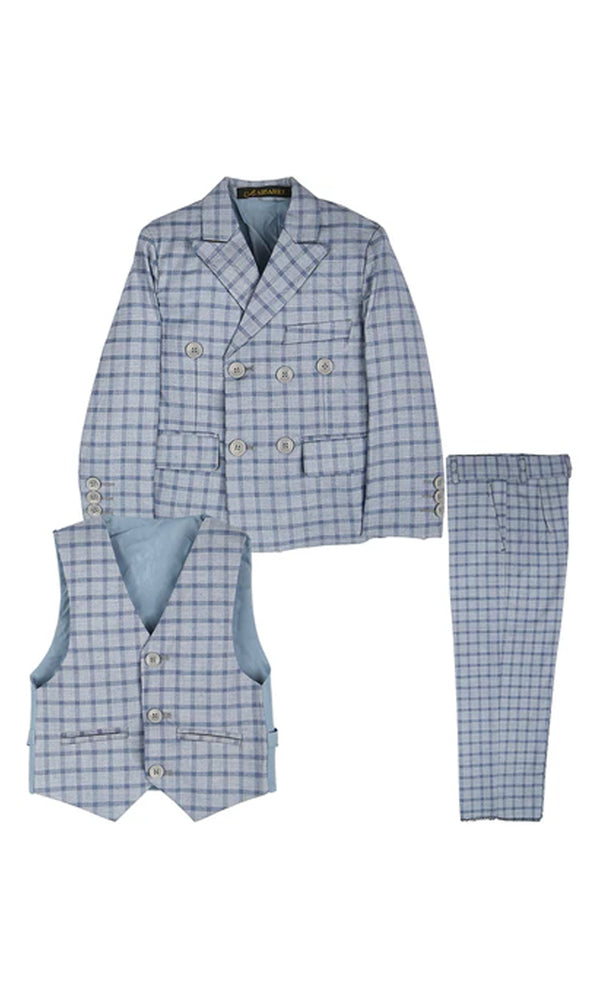 Boys 3 Pcs Coat Suit - 0294462