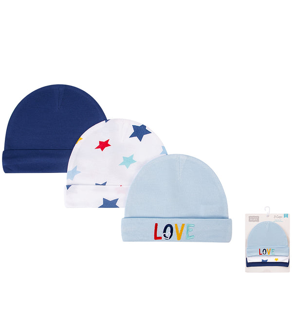 Boys Cap Pack Of 3 - 0295102