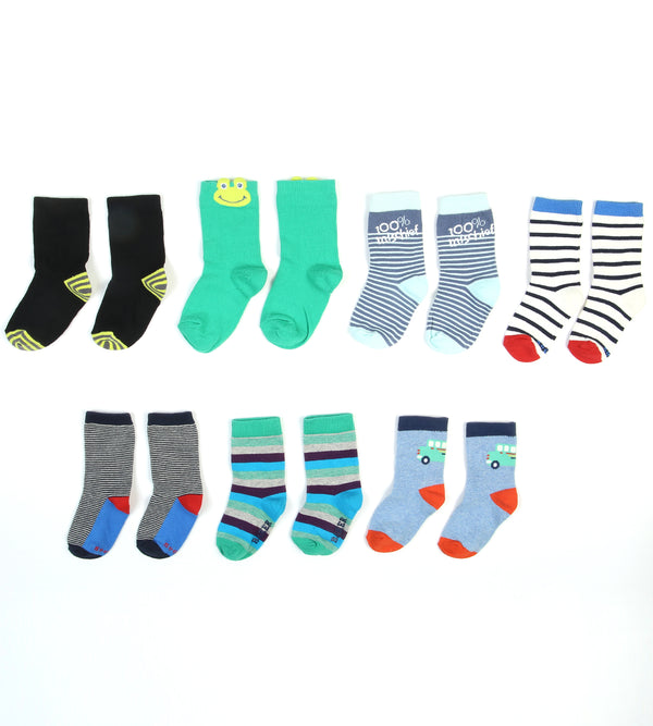 Boys Socks Pack Of 7 - 0240937