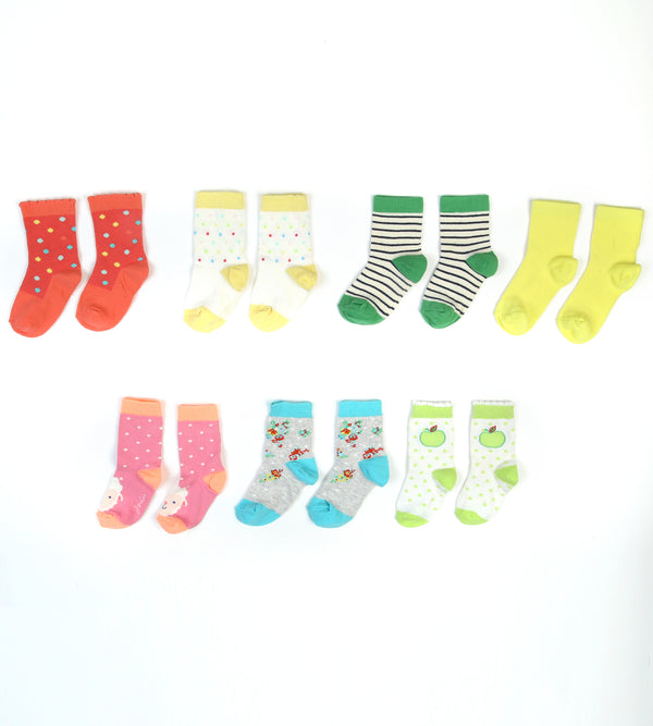 Girls Socks Pack Of 7 - 0240937