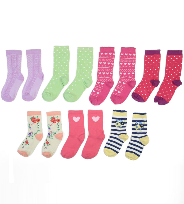 Girls Socks Pack Of 7 - 0240939