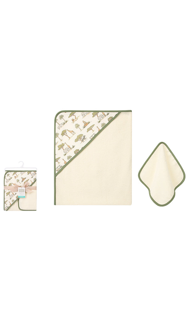 Hooded Towel & Washcloth Set - 0317952