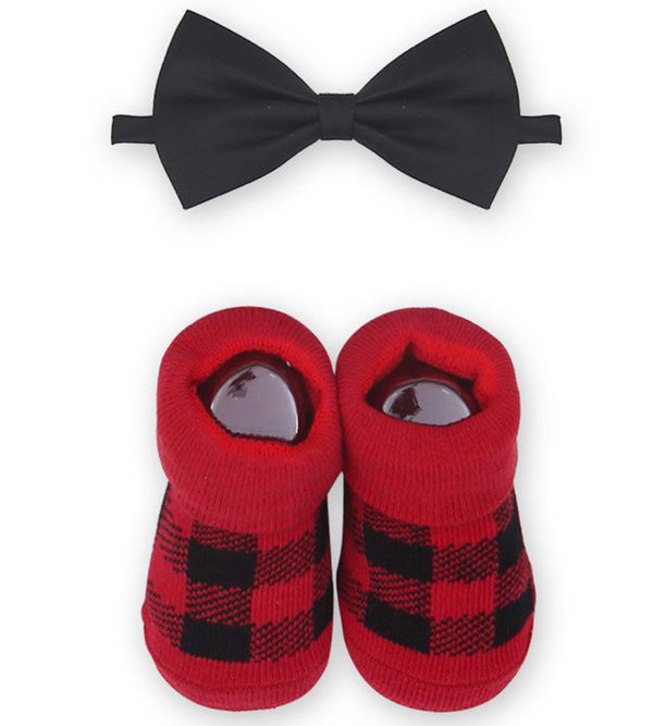 Socks With Bow Tie 2 Pcs - 0275450