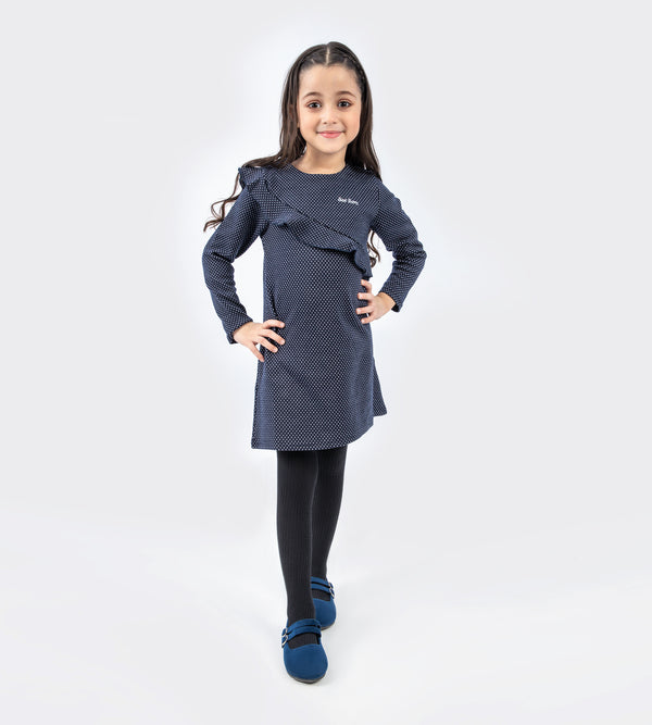 Girl's Dress With Long Sleeves - 0277710