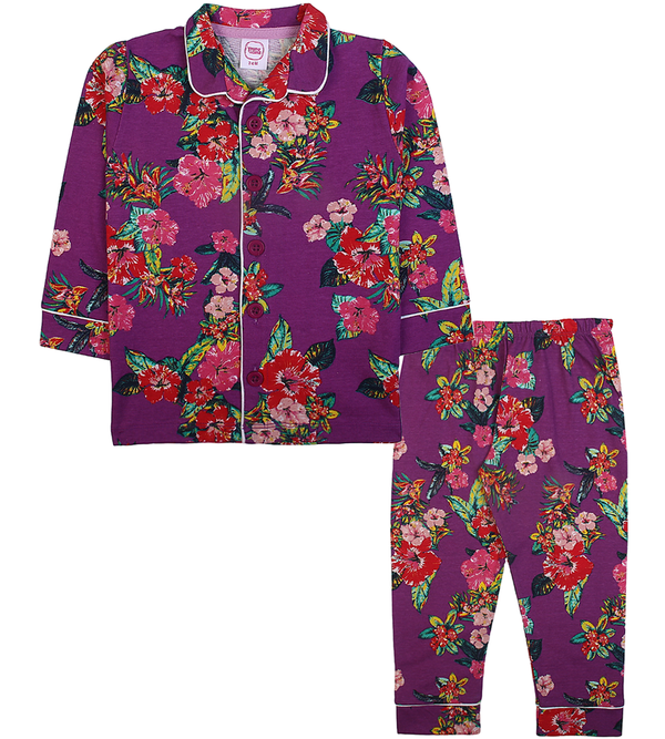 Girls 2 Pcs Night Suit - 0287695