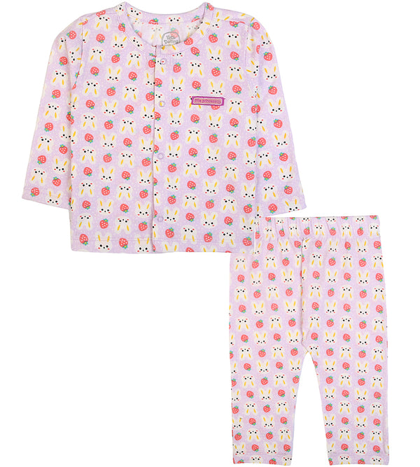 Girls 2 Pcs Night Suit - 0289667