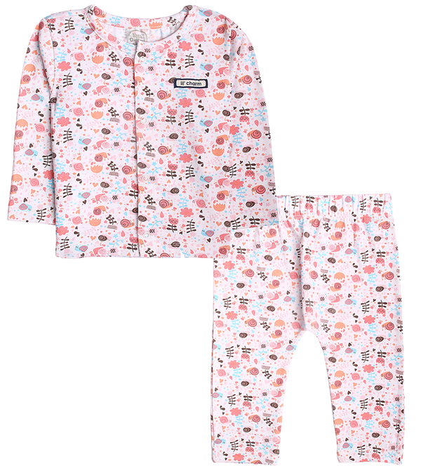 Girls 2 Pcs Night Suit - 0290814