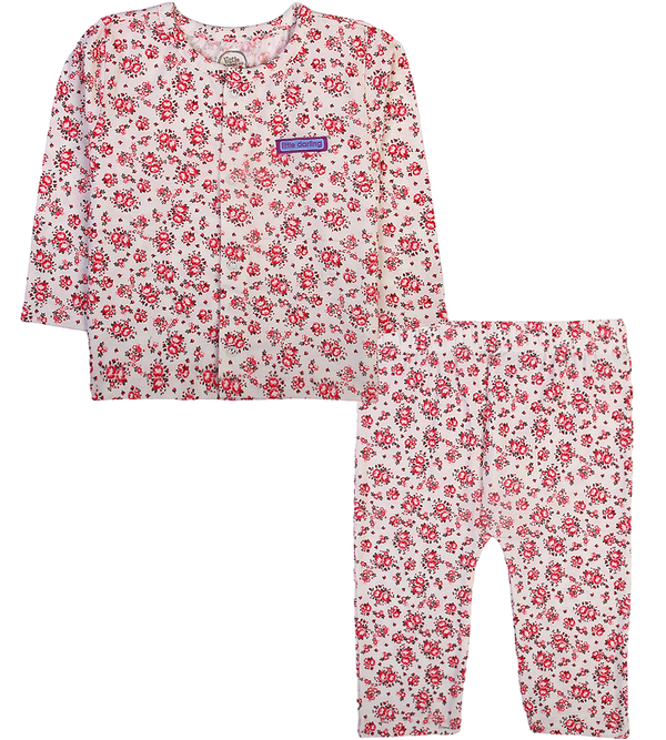 Girls 2 Pcs Night Suit - 0291131