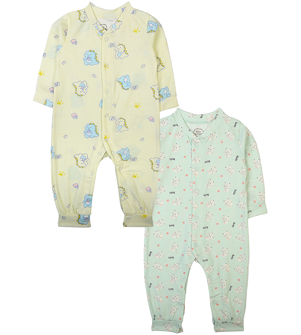 Girls Sleep Suit Pack Of 2 - 0291365