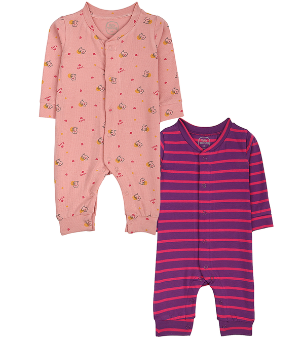 Girls Sleep Suit Pack Of 2 - 0292787