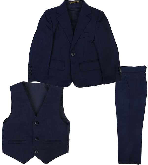 Boys 3 Pcs Coat Suit - 0294334