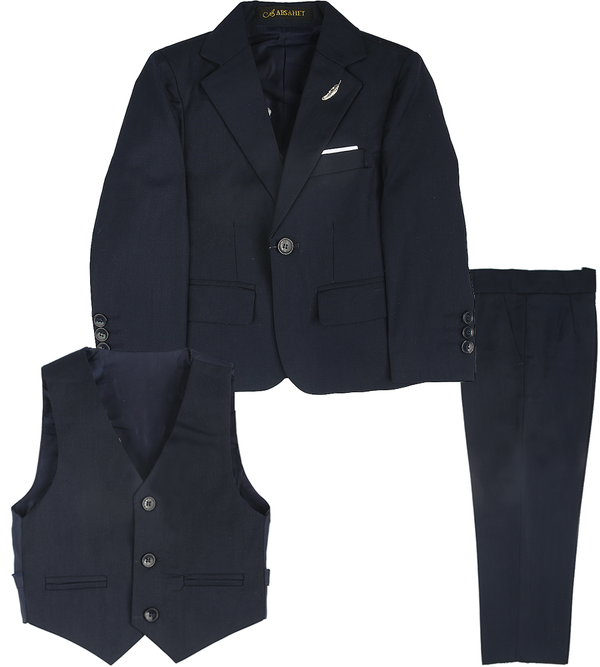 Boys 3 Pcs Coat Suit - 0294347