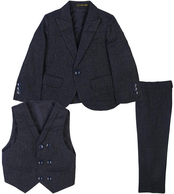 Boys 3 Pcs Coat Suit - 0294356