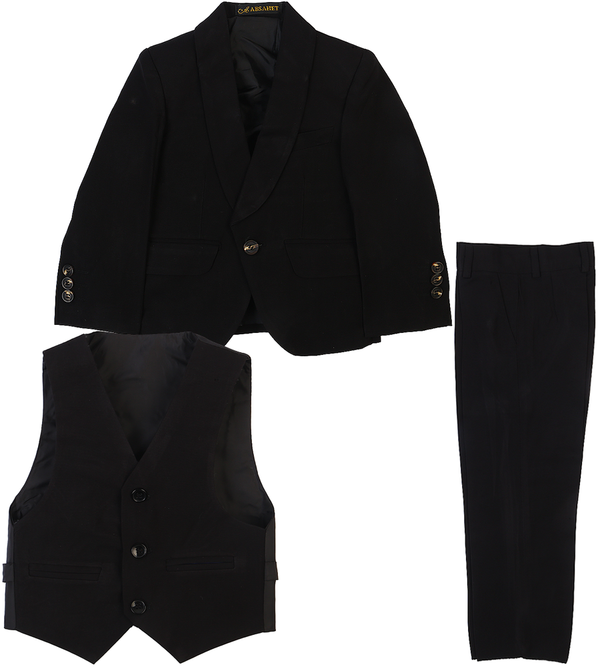 Boys 3 Pcs Coat Suit - 0294362