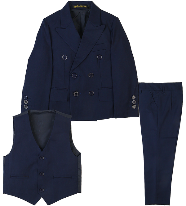 Boys 3 Pcs Coat Suit - 0294386