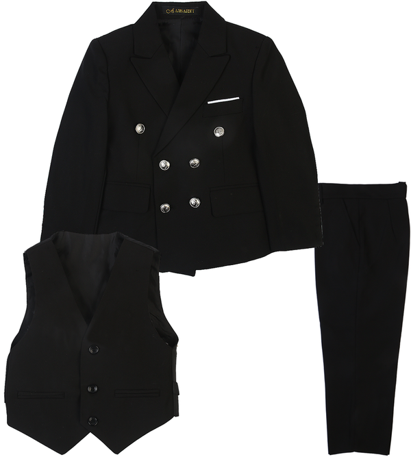 Boys 3 Pcs Coat Suit - 0294404