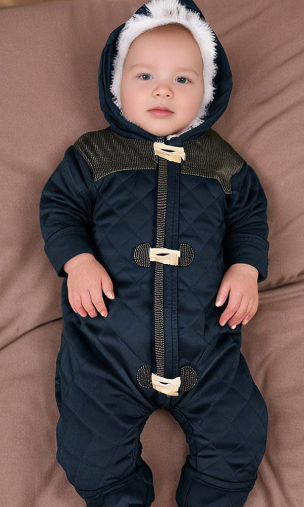 Boys Hooded Romper - 0296481