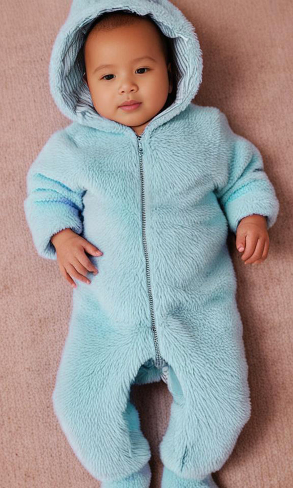 Girls Hooded Romper - 0298369