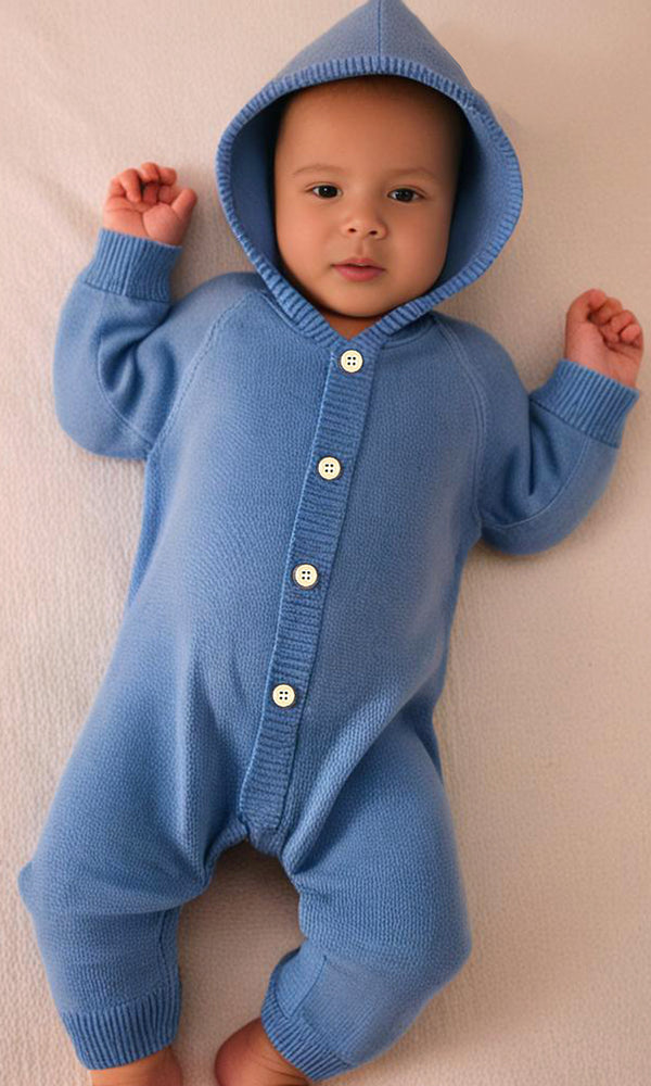 Boys Hooded Romper - 0298676