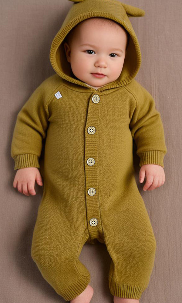 Boys Hooded Romper - 0298787