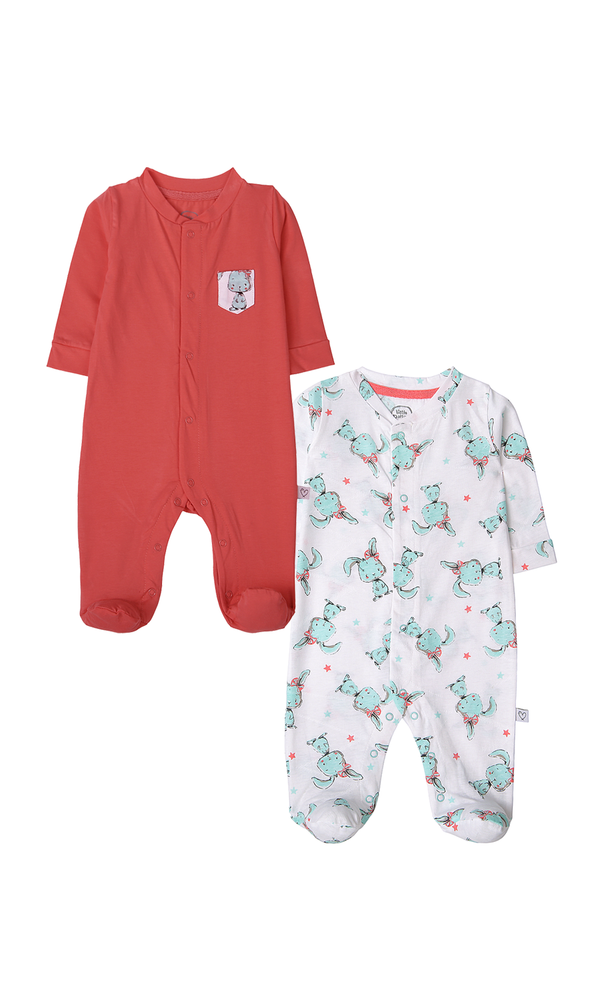 Girls Romper Pack Of 2 - 0308332