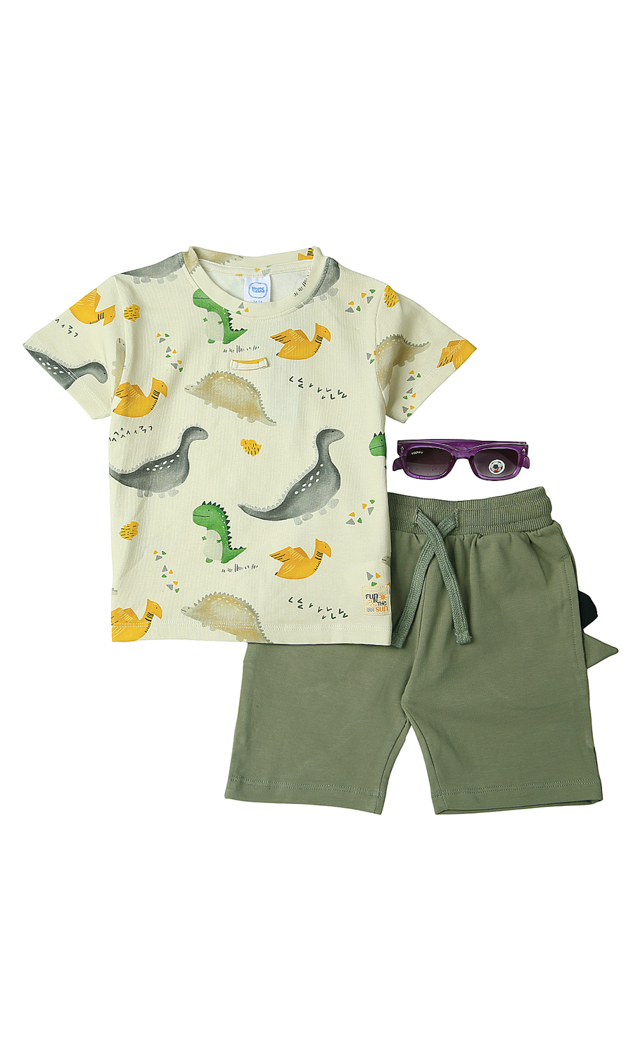 Boys 2 Pcs Suit With Sun Glasses - 0308619 – Zubaidas Online