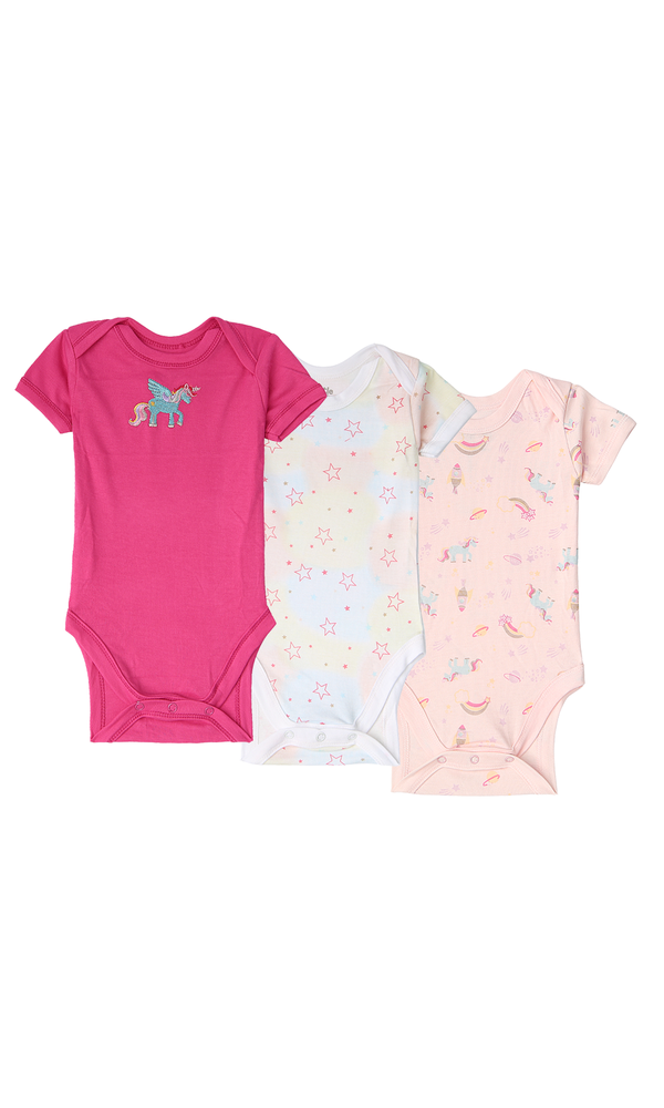 Girls Bodysuit Pack Of 3 - 0312271