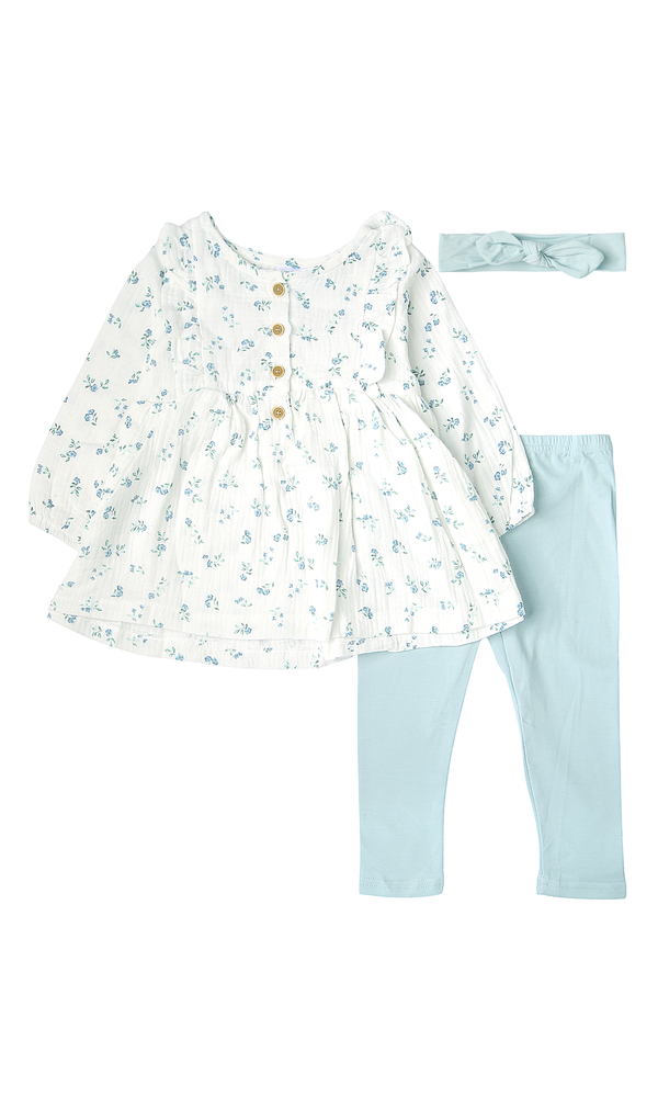 Girls 2 Pcs Suit With Head Bnad - 0318876