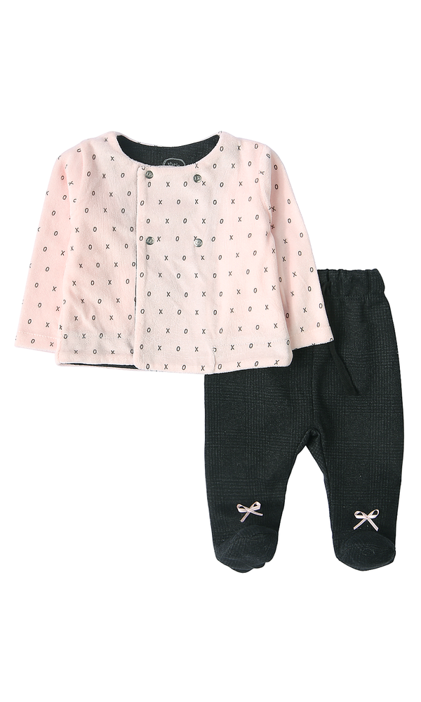 Girls Night Suit With Cap - 0319069