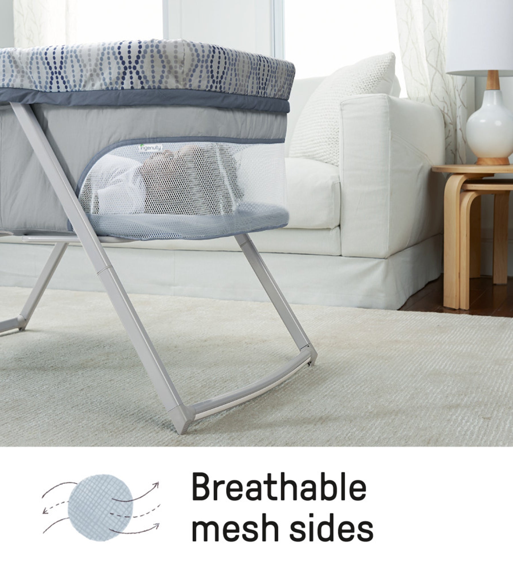 Ingenuity Foldaway Rocking Bassinet Classic Crosby Portable Foldin Zubaidas Online