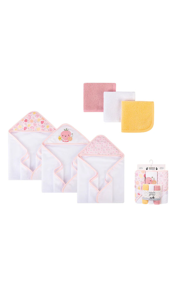 6 Pcs Bath Towel & Washcloth Set - 0294917