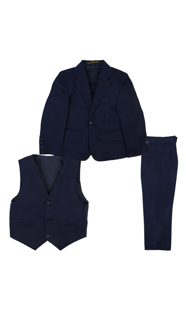 Boys 3 Pcs Coat Suit - 0294334