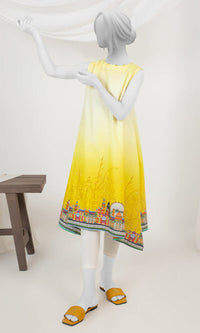 Girl's Stitched Poly Lawn Kurti