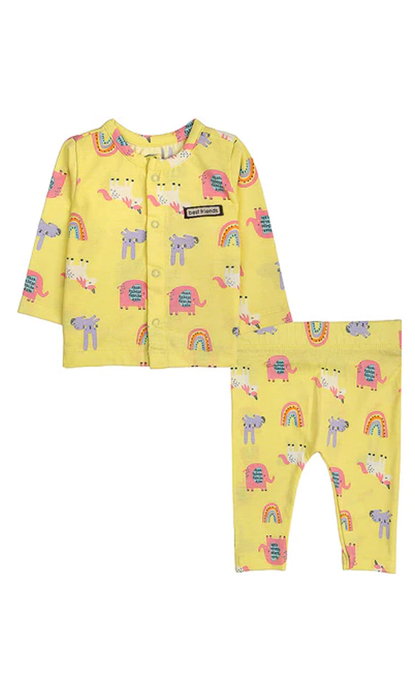 Girls 2 Pcs Night Suit - 0291136