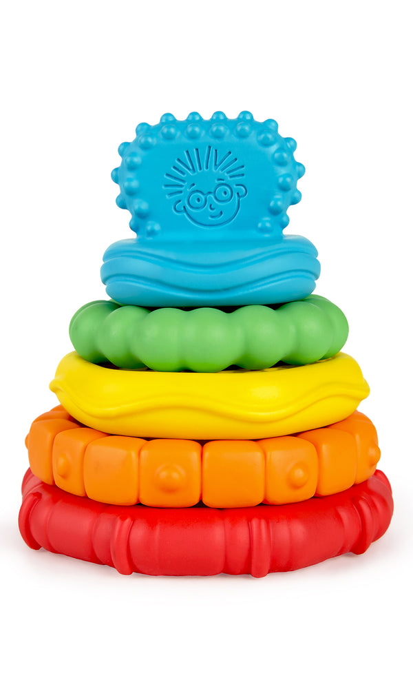 Stack & Teethe Multi-Textured Teether Toy