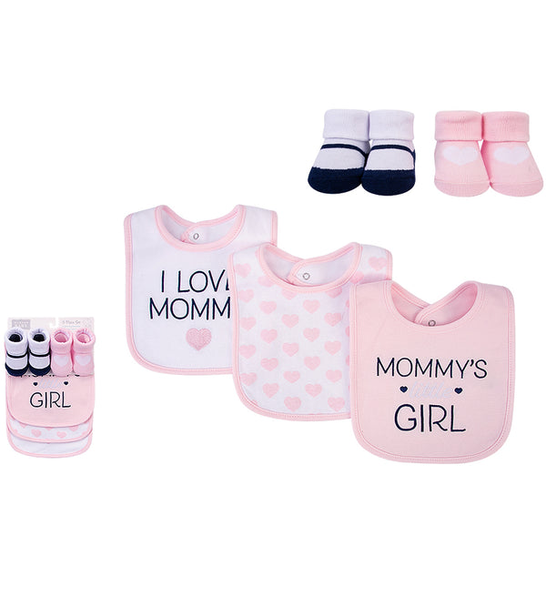 Bibs & Socks Set 5 Pcs - 0294969