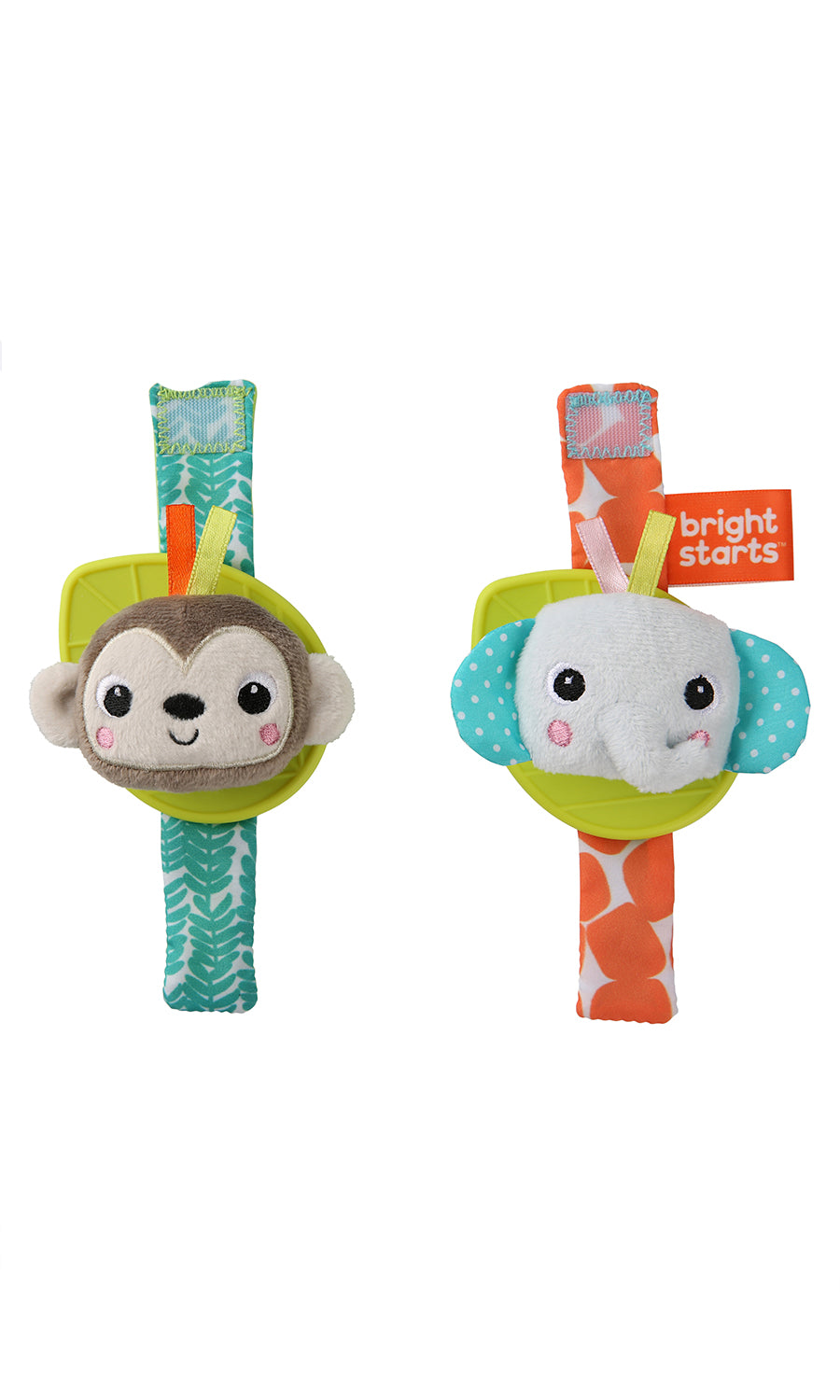 Rattle & Teethe Wrist Pals Toy - Monkey & Elephant – Zubaidas Online