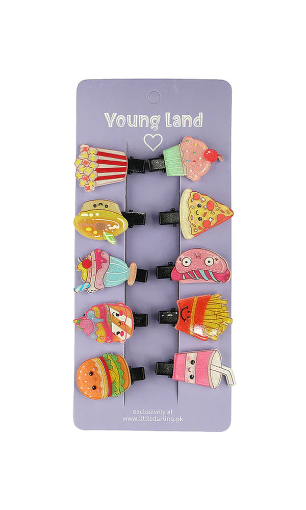 Girls Hair Pin Multi Character - 0277533