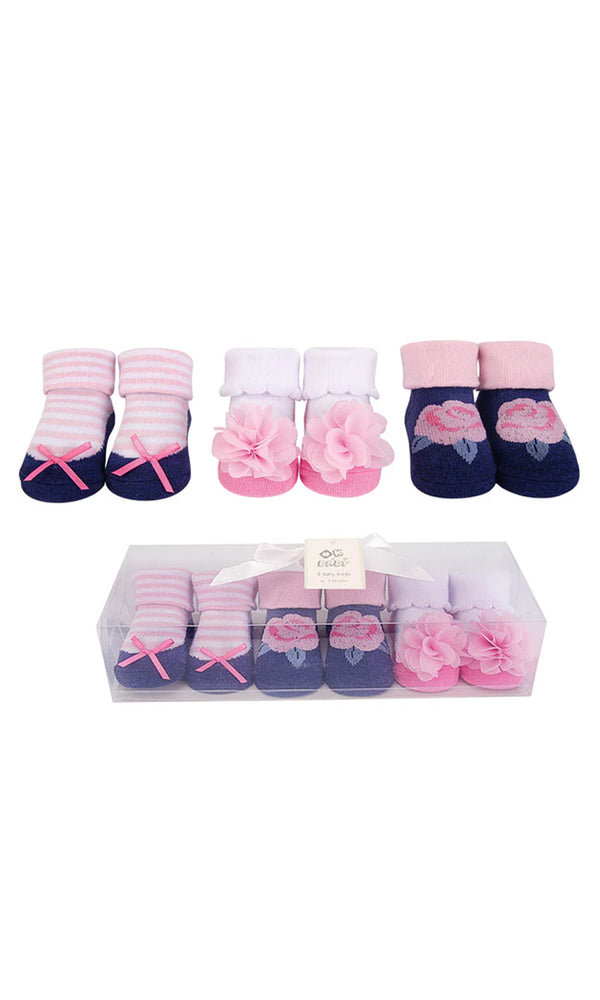 Girls Socks Pack Of 3 - 0295071