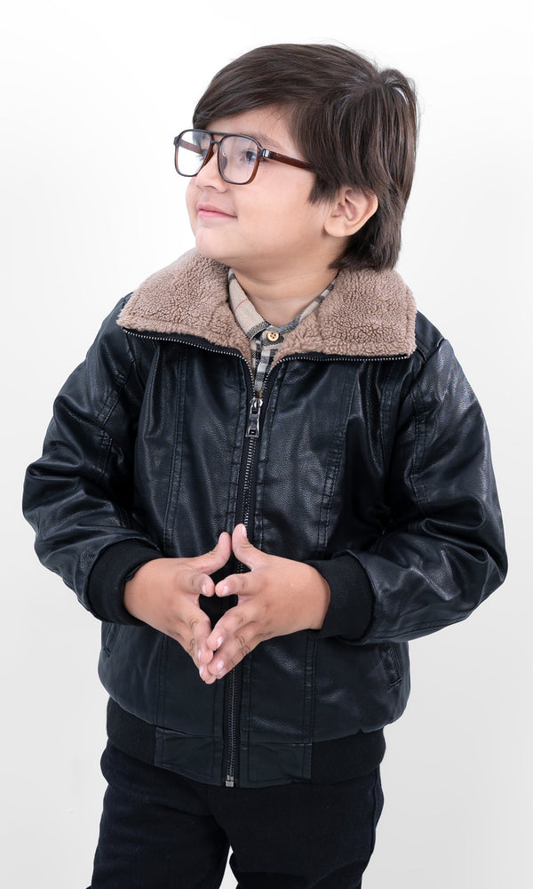 Boys Leather Jacket - 0317318