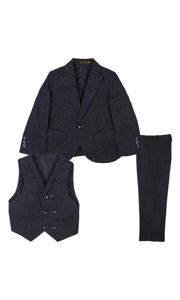 Boys 3 Pcs Coat Suit - 0294356