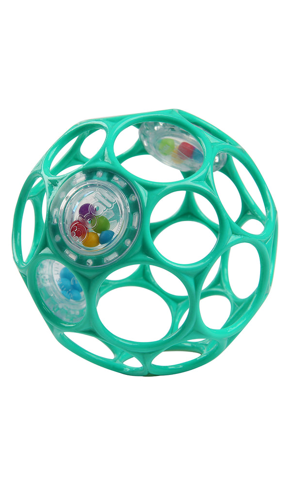 Oball Rattle Easy-Grasp Toy - Teal