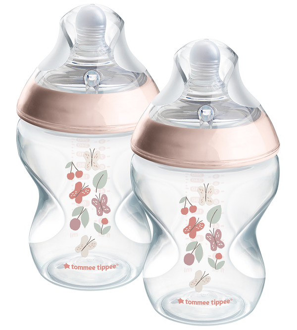 260ML Natural Start Decor PP Bottle with M Teat Pack Of 2 - 423916