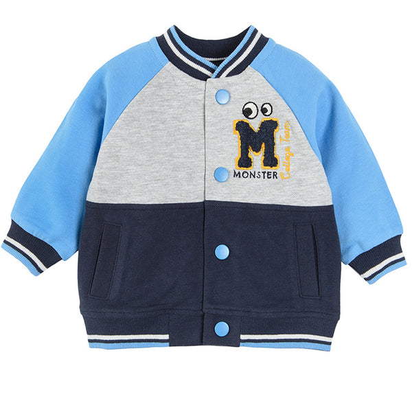 Boy's Jacket Gray & Navy Blue CC CCB2500510