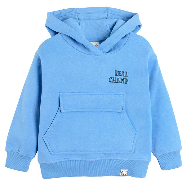 Boy's Hooded Sweatshirt Blue